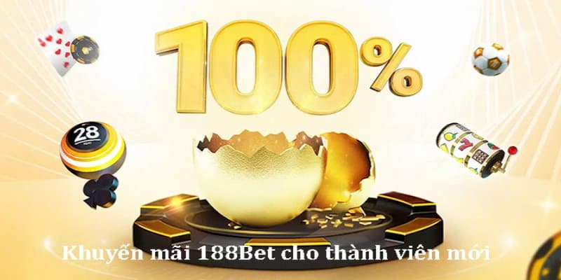 Nhà cái 188BET chào đón thành viên mới với các phần thưởng free